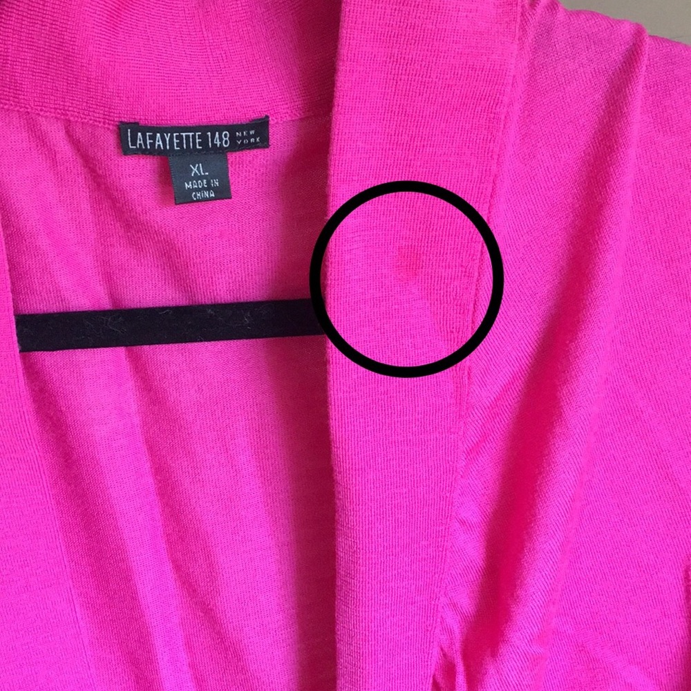 Lafayette 148 Fuschia Cardigan - Picture 3 of 8